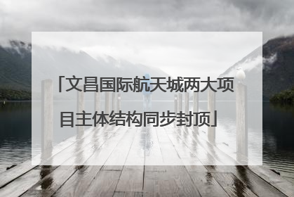 文昌国际航天城两大项目主体结构同步封顶